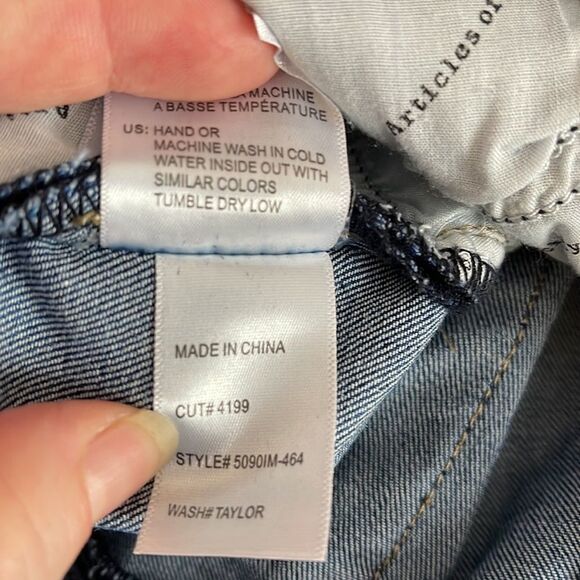 Articles Of Society Bridgette high rise split hem side bell bottom jeans flare - Picture 11 of 12